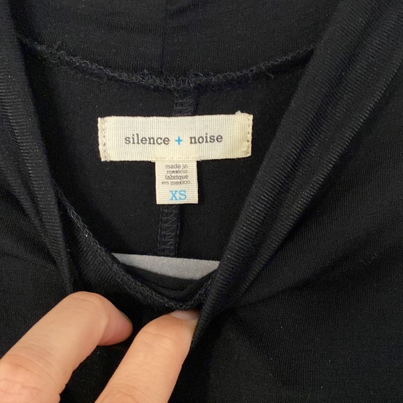 Silence and Noise black mock neck sleeveless dress, black, xs - Picture 3 of 5